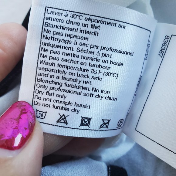 Chanel 19S Black White CC Logo Split One Piece - Picture 7 of 9